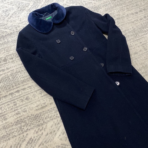 Benetton chic dress coat Italy Made - Picture 3 of 15